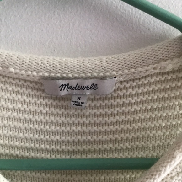 Cream colors madewell sweater top! - Picture 2 of 3